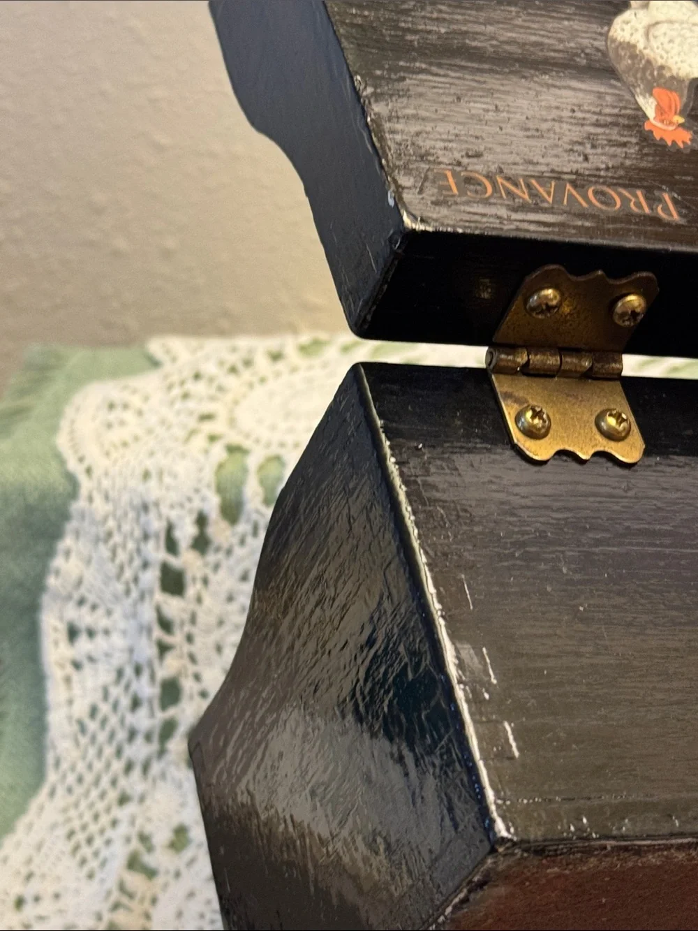 Painted Owl Brand Recipe Box